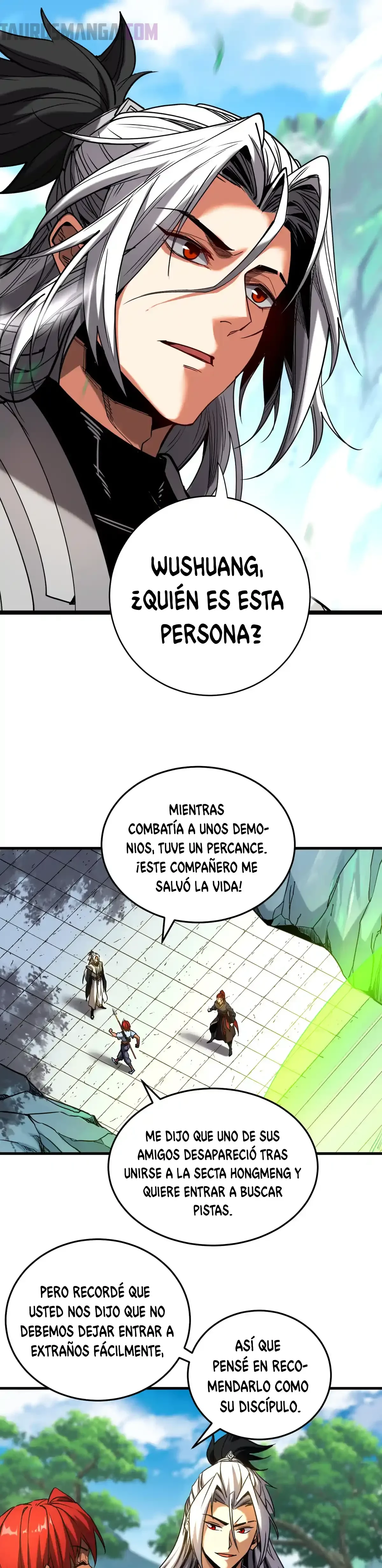 Mientras mis discípulas se matan, yo me relajo! > Capitulo 135 > Page 111